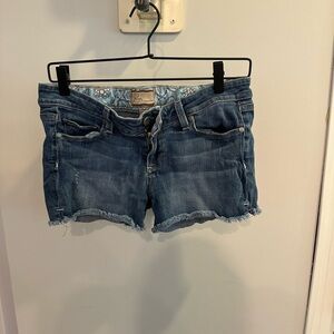 Y2K micro denim shorts